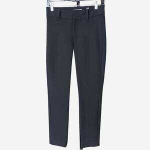 Vince‎ Black Ponte Front Pleat Work Pants Business casual